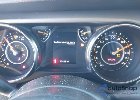 2021 Jeep Wrangler Unlimited Willys Sport 4X4 из США, поврежденный, VIN 1C4HJXDG5MW804748